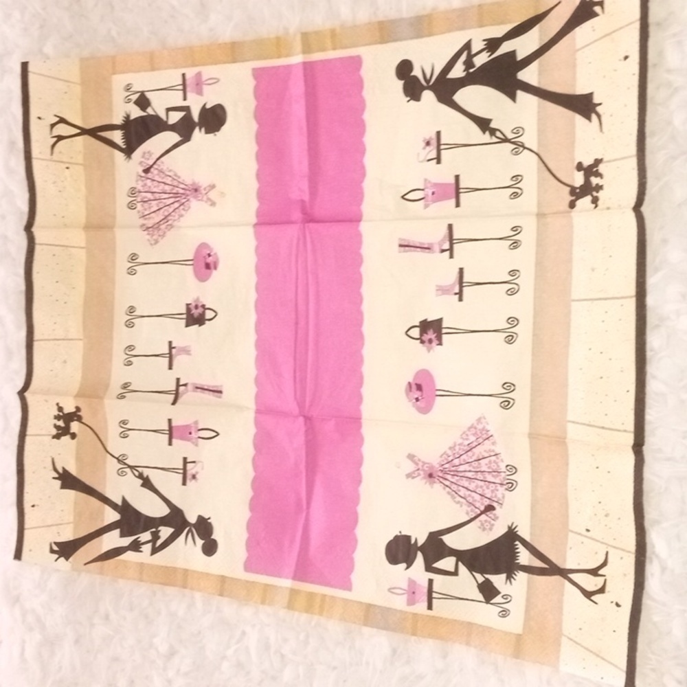 Crafting Napkins 6 qty - Picture 3 of 4